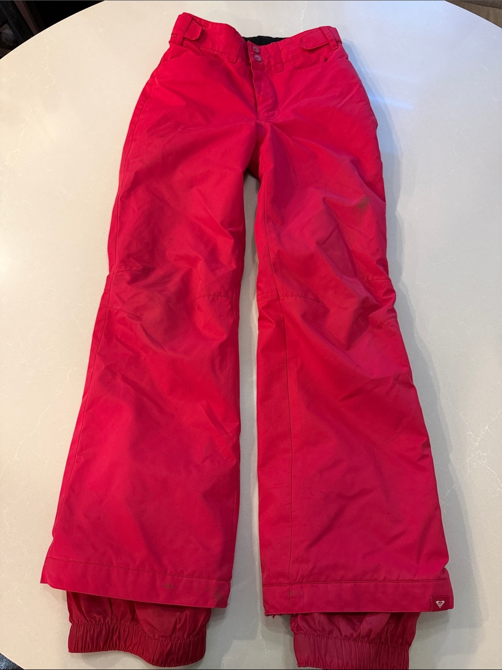 Roxy Waterproof Snow Pants - Bright Pink